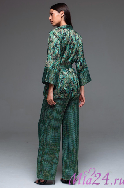 Комплект домашний шелковый с брюками Mia-Amore "Amina" 4106 Комплект домашний шелковый с брюками Mia-Amore "Amina" 4106