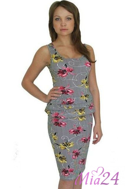 Платье женское трикотажное Серебряная ладья 1029 Платье женское трикотажное Серебряная ладья 1029