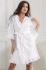 Халат женский из хлопка Mia-Mella "Karolina" 6043 белый Халат женский из хлопка Mia-Mella "Karolina" 6043 белый