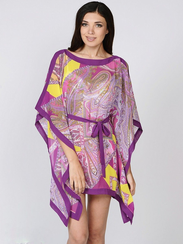 17185 Пляжная туника "Catalonia" malina