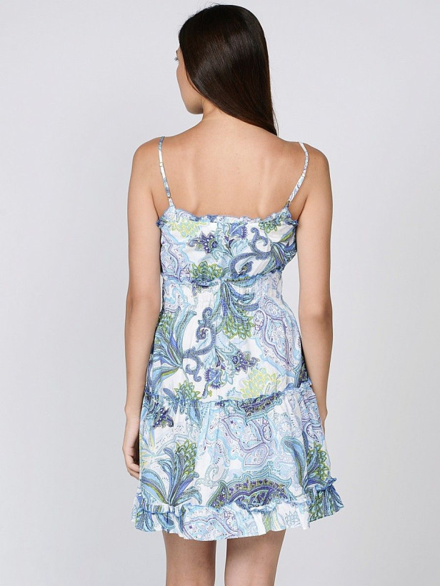 Пляжный сарафан Mia-Mia "Garda" 16060 голубой