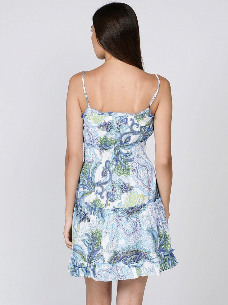 Пляжный сарафан Mia-Mia "Garda" 16060 голубой