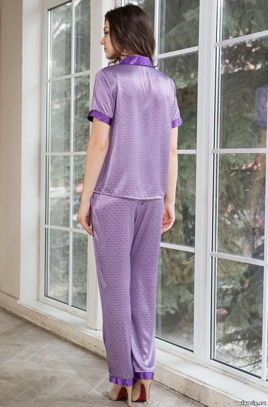 Комплект домашний женский шелковый Mia-Amore "Alexa" 3216 