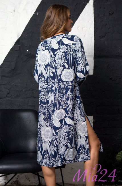 Туника домашняя женская Mia-Mia "Ariana" 16335 синий Туника домашняя женская Mia-Mia "Ariana" 16335 синий