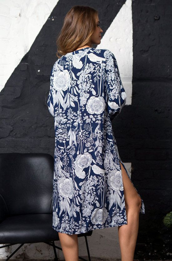 Туника домашняя женская Mia-Mia "Ariana" 16335 синий