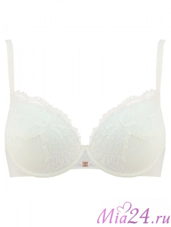 Бюстгальтер балконет "Saten Nuvola" Lormar белый