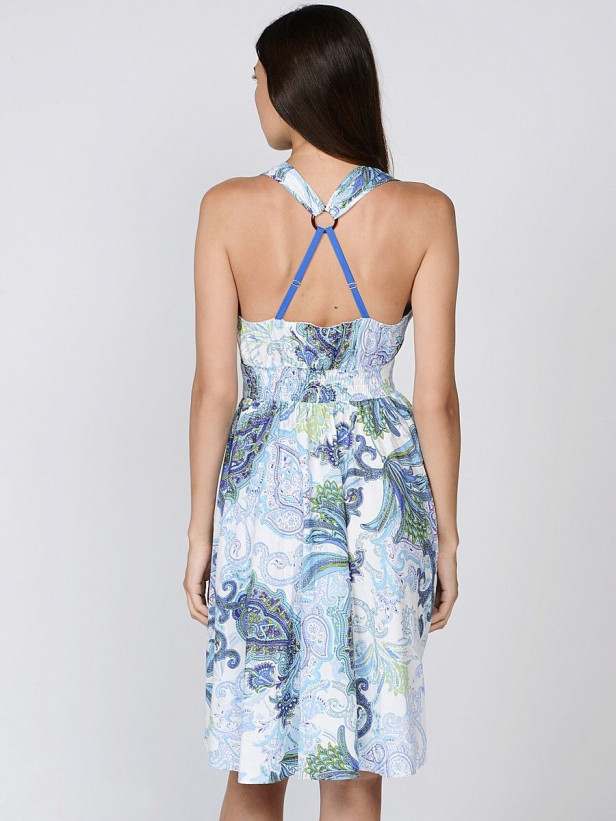 Пляжный сарафан Mia-Mia "Garda" 16061 голубой