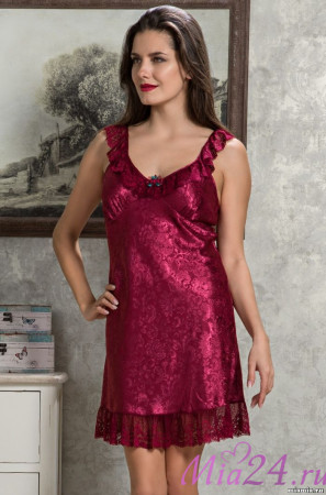 Сорочка женская Mia-Amore "Angelina Deluxe" 9531 бордовый