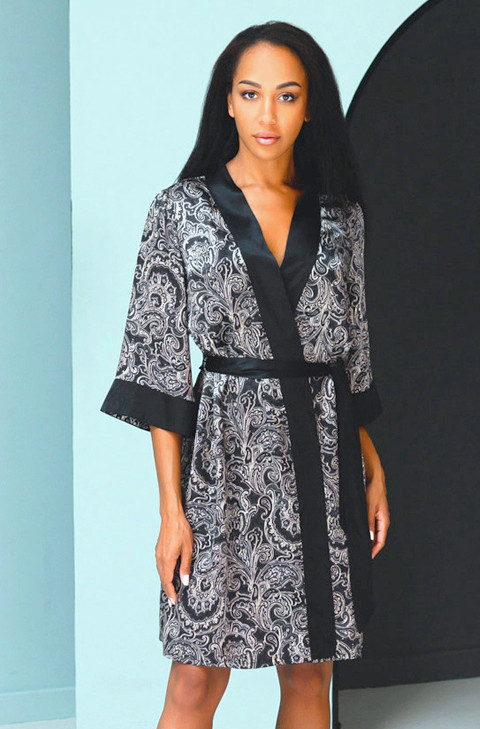 Халат шелковый женский Mia-Mia "Vanda"15187