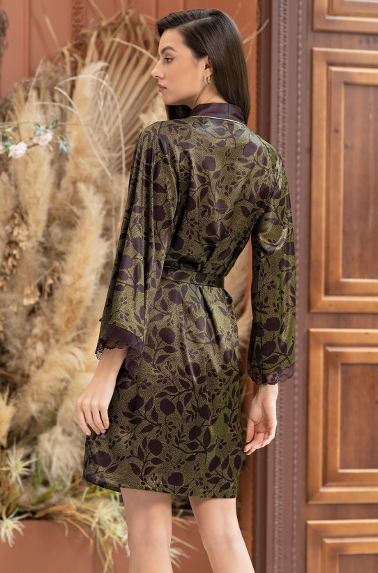 Халат женский шелковый Mia-Amore "Electra" 4013