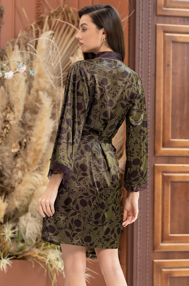 Халат женский шелковый Mia-Amore "Electra" 4013