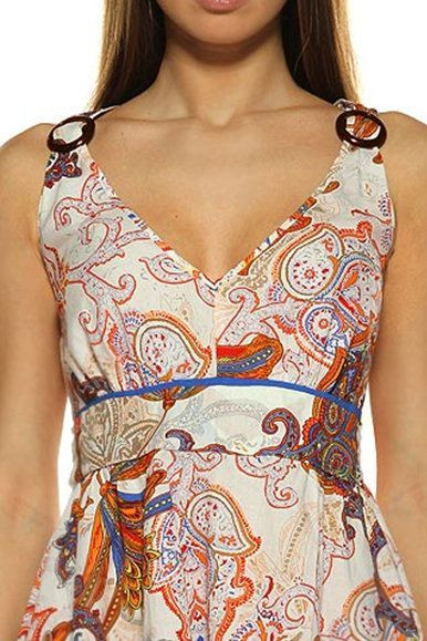 Пляжный сарафан Mia-Mia "Garda" 16061 оранжевый