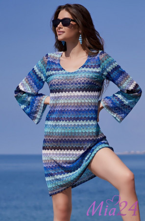 Туника пляжная Mia-Amore"Missoni" 8240 голубой Туника пляжная Mia-Amore"Missoni" 8240 голубой
