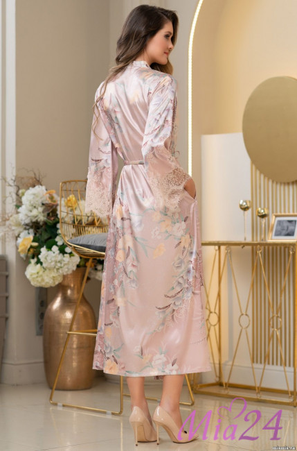 Халат длинный шелковый Mia-Amore "Milinda" 3729 Халат длинный шелковый Mia-Amore "Milinda" 3729