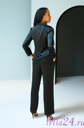 Комплект домашний женский шелковый с брюками Mia-Mia "Vanda"15186 