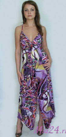 Платье летнее женское Серебряная ладья 1039 фиолетовый