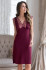 Сорочка женская с кружевом Mia-Amore Nuar 6245 бордо