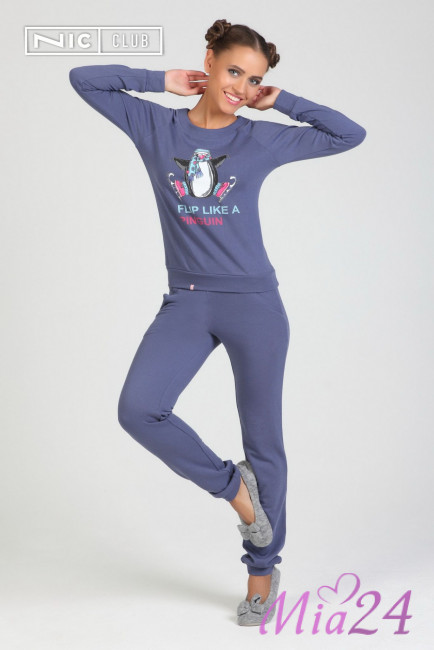 1501 Костюм трикотажный Pinguin синий