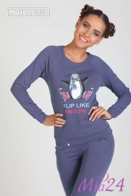 1501 Костюм трикотажный Pinguin синий