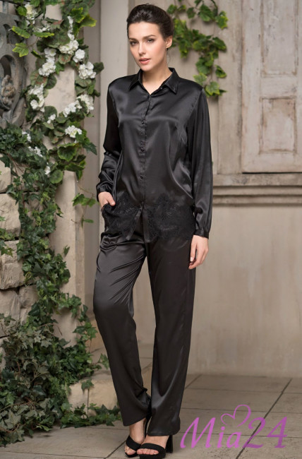 Комплект домашний женский Mia-Amore "Afrodita" 2166 черный