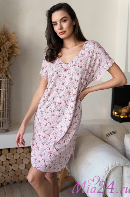 Сорочка короткая женская из вискозы Mia-Amore "Inessa" 5011