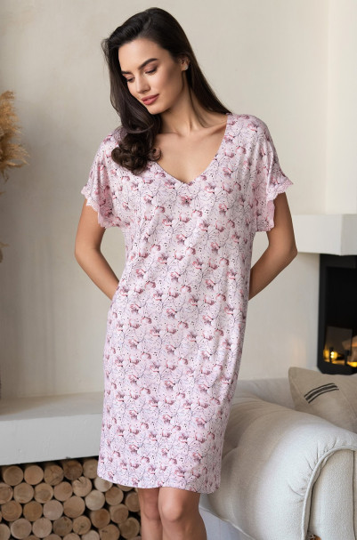 Сорочка короткая женская из вискозы Mia-Amore "Inessa" 5011