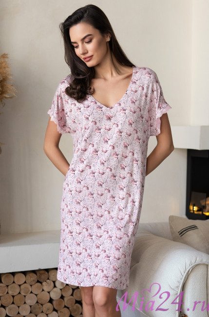 Сорочка короткая женская из вискозы Mia-Amore "Inessa" 5011
