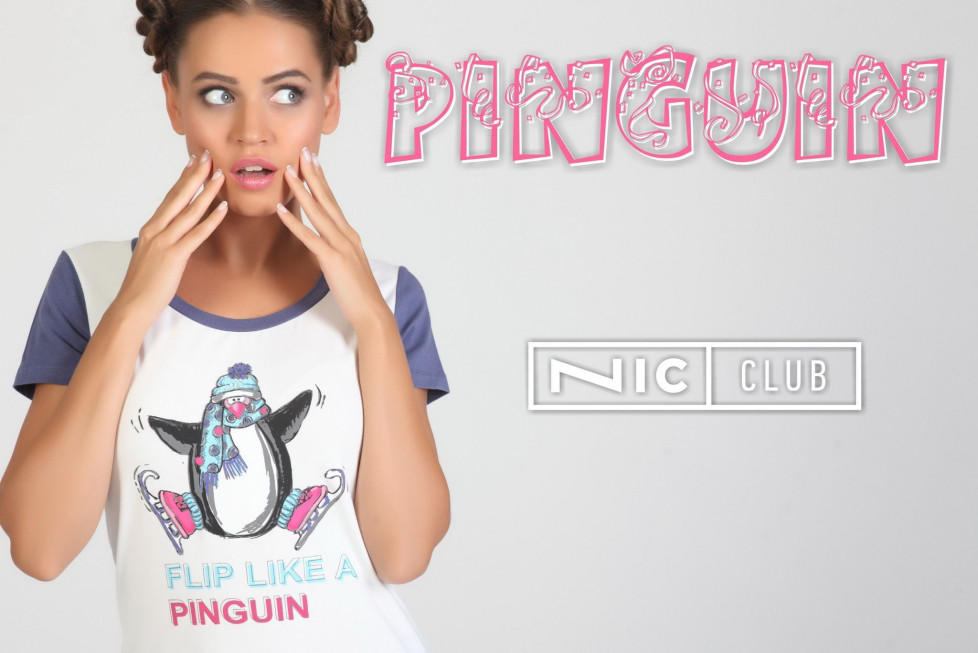 1503 Футболка женская Pinguin