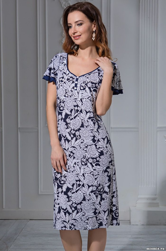 Сорочка женская из вискозы с бамбуком "Madlen" 6384