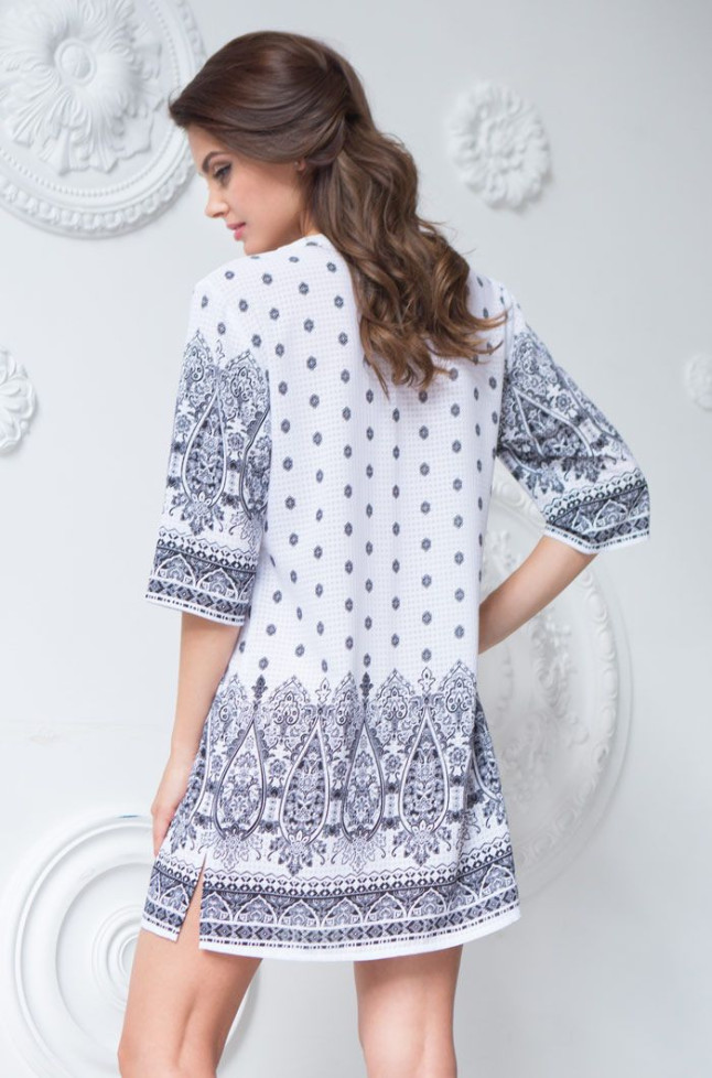 Туника женская домашняя Mia-Mia "Leona" 16214 белый