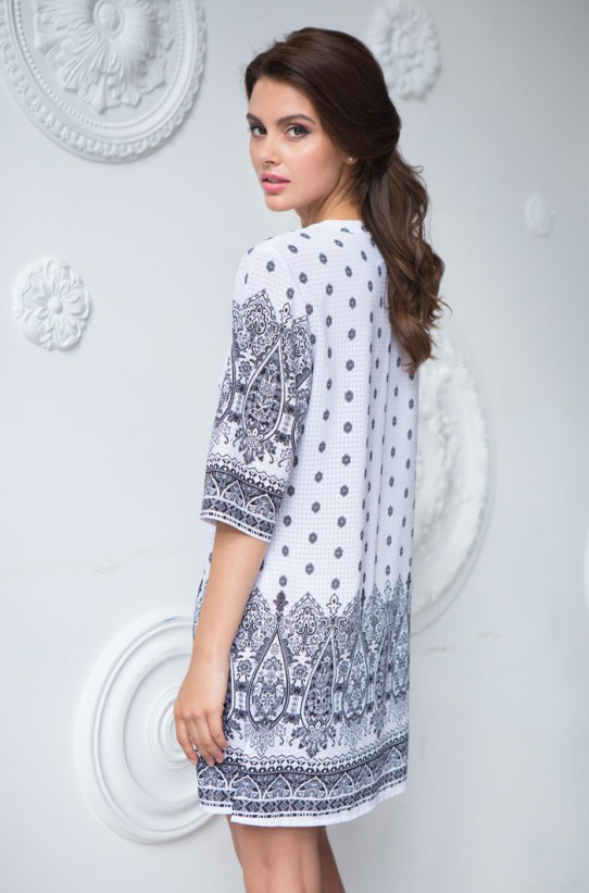 Туника женская домашняя Mia-Mia "Leona" 16214 белый