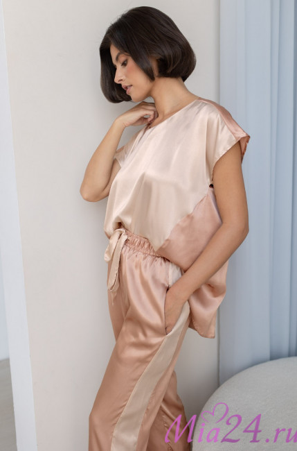 Комплект домашний шелковый Mia-Amore "Hailey" 7306