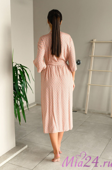 Халат длинный женский из вискозы Mia-Mia "Aleksa" 16529