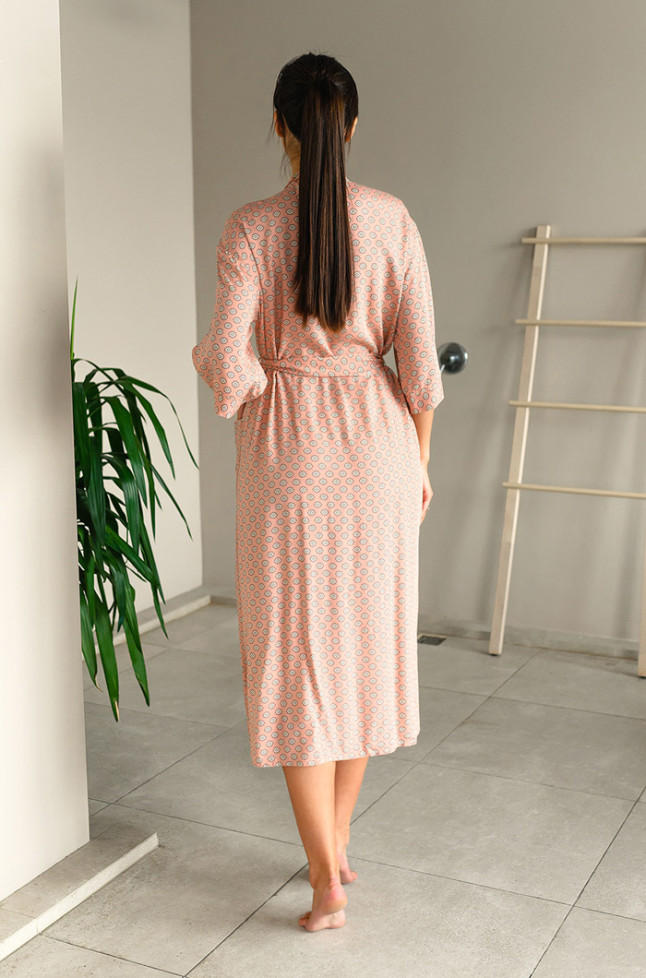 Халат длинный женский из вискозы Mia-Mia "Aleksa" 16529