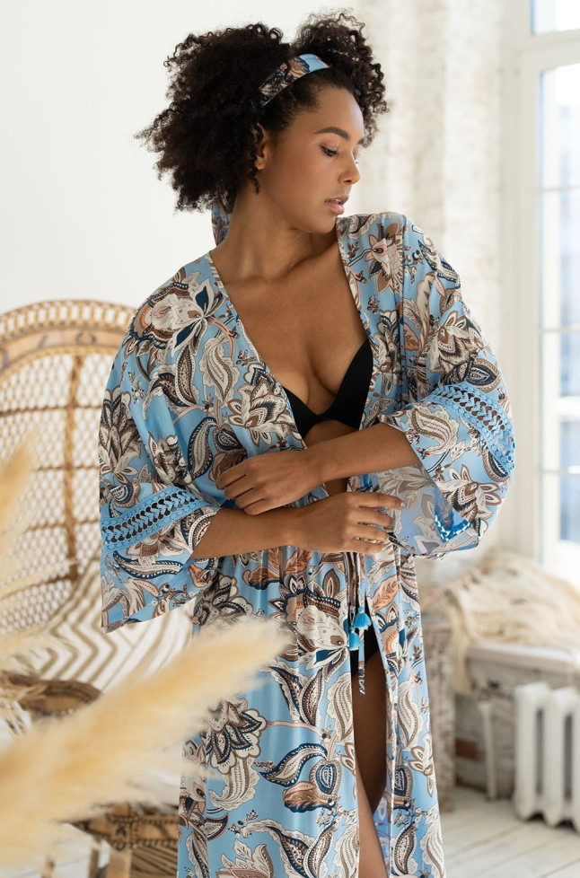 Пляжный халат из вискозы Mia-Amore "Vita" 5189