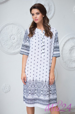 Туника женская длинная Mia-Mia "Leona" 16215 белая Туника женская длинная Mia-Mia "Leona" 16215 белая