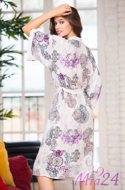 Халат домашний женский из вискозы Mia-Mia "Sonia" 16269