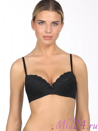 Бюстгальтер балконет "Nina" Amelie  1010 черный Бюстгальтер балконет "Nina" Amelie  1010 черный