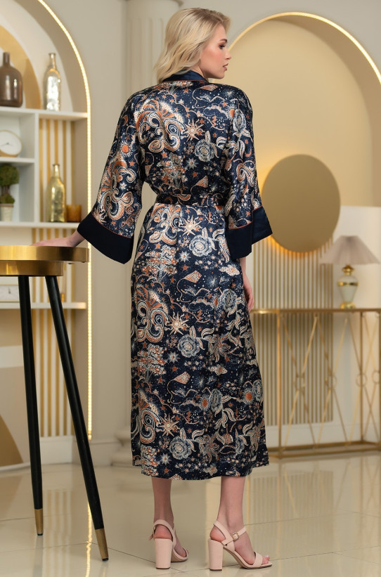 Халат женский длинный Mia-Amore "Zodiac" 7289