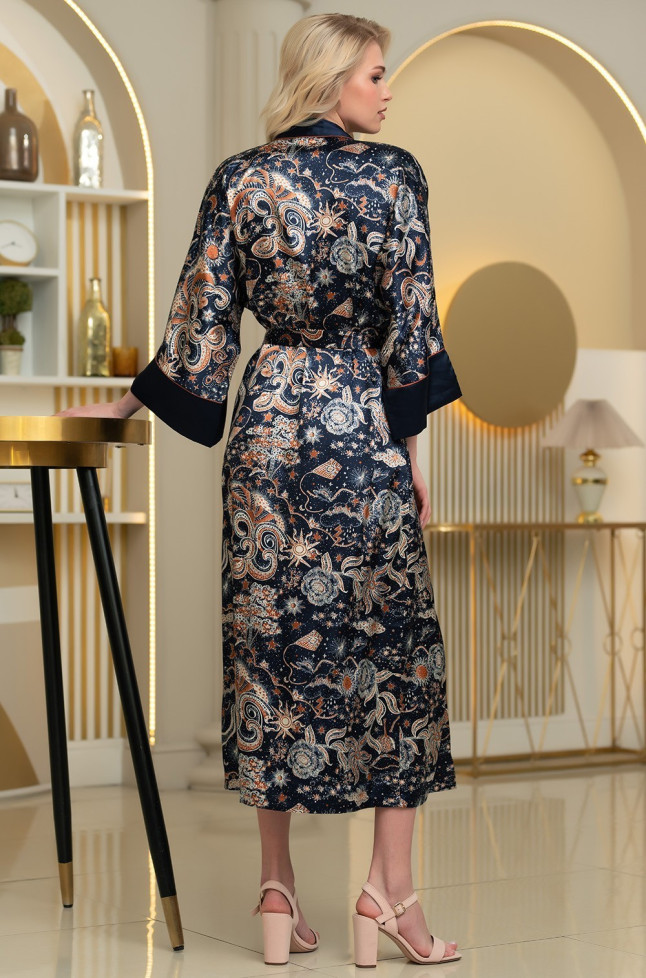 Халат женский длинный Mia-Amore "Zodiac" 7289