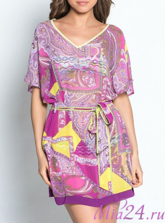 17186 Пляжная туника "Catalonia" malina