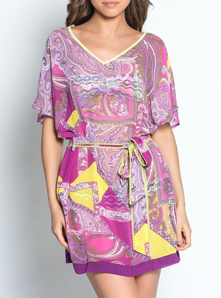 17186 Пляжная туника "Catalonia" malina