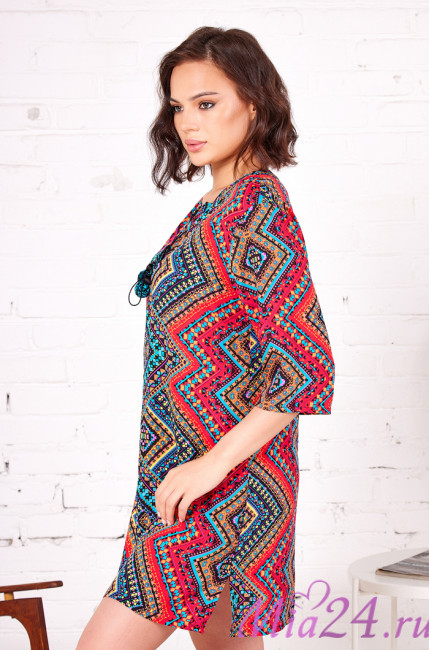 Туника короткая женская Mia-Mia "Jana" 16433 красный