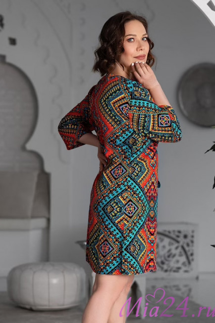 Туника короткая женская Mia-Mia "Jana" 16433 красный