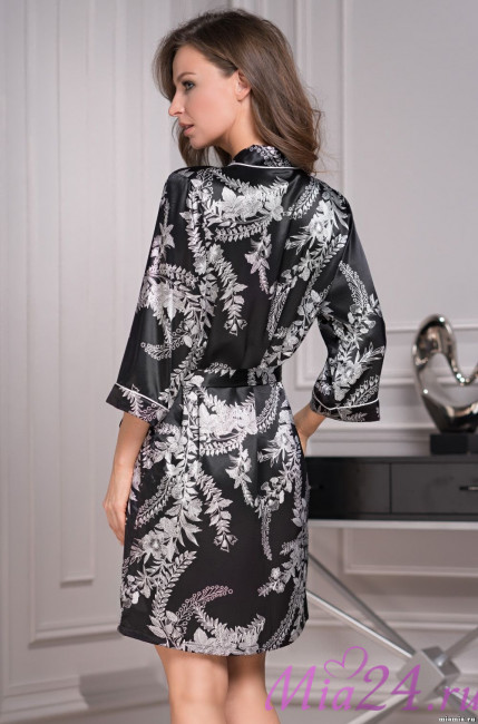 Халат женский шелковый Mia-Amore "Miriam" 3483