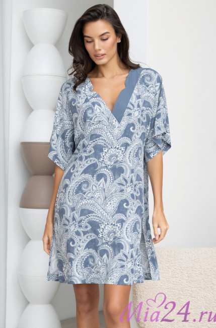 Туника короткая женская из вискозы Mia-Amore Pacific Ocean 1978 Туника короткая женская из вискозы Mia-Amore Pacific Ocean 1978