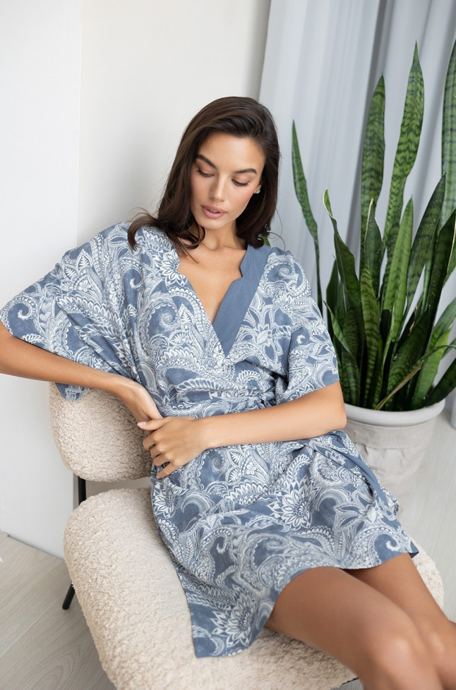 Туника короткая женская из вискозы Mia-Amore Pacific Ocean 1978