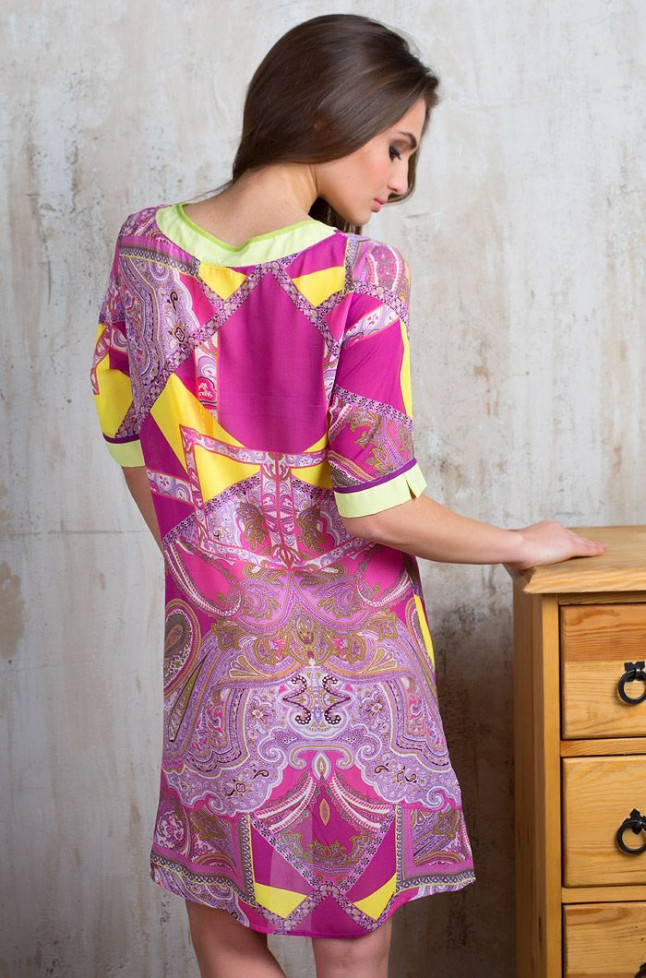 17188 Пляжная туника "Catalonia" malina