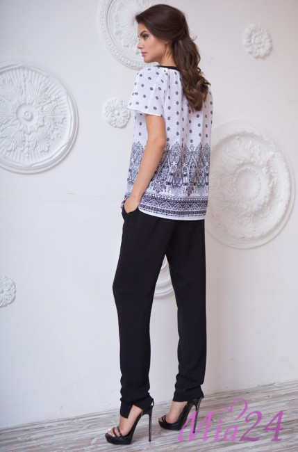 Комплект домашний женский Mia-Mia "Leona" 16216 белый