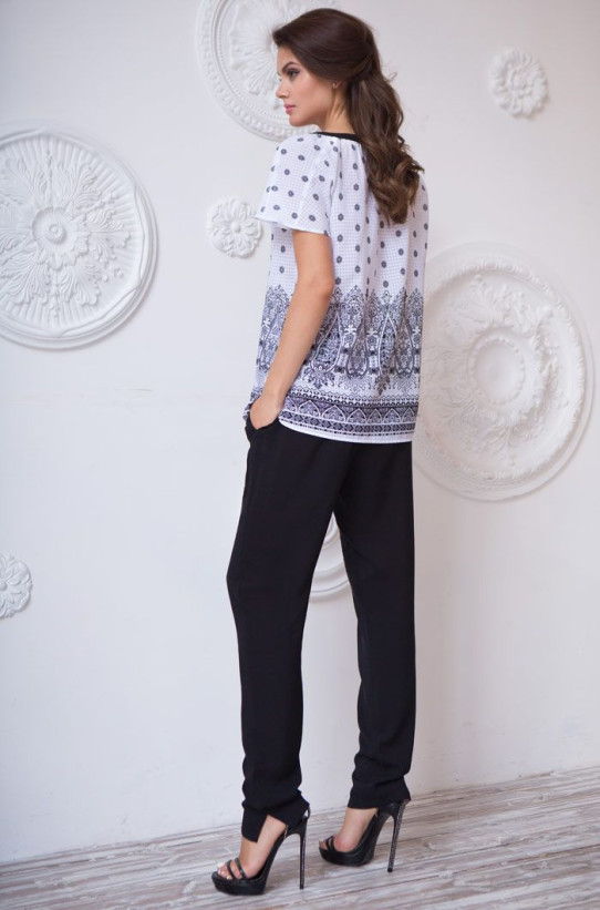 Комплект домашний женский Mia-Mia "Leona" 16216 белый